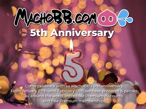 macho bb|MachoBB 5th Anniversary .